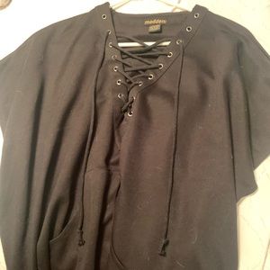 Steve Madden Poncho-type shirt